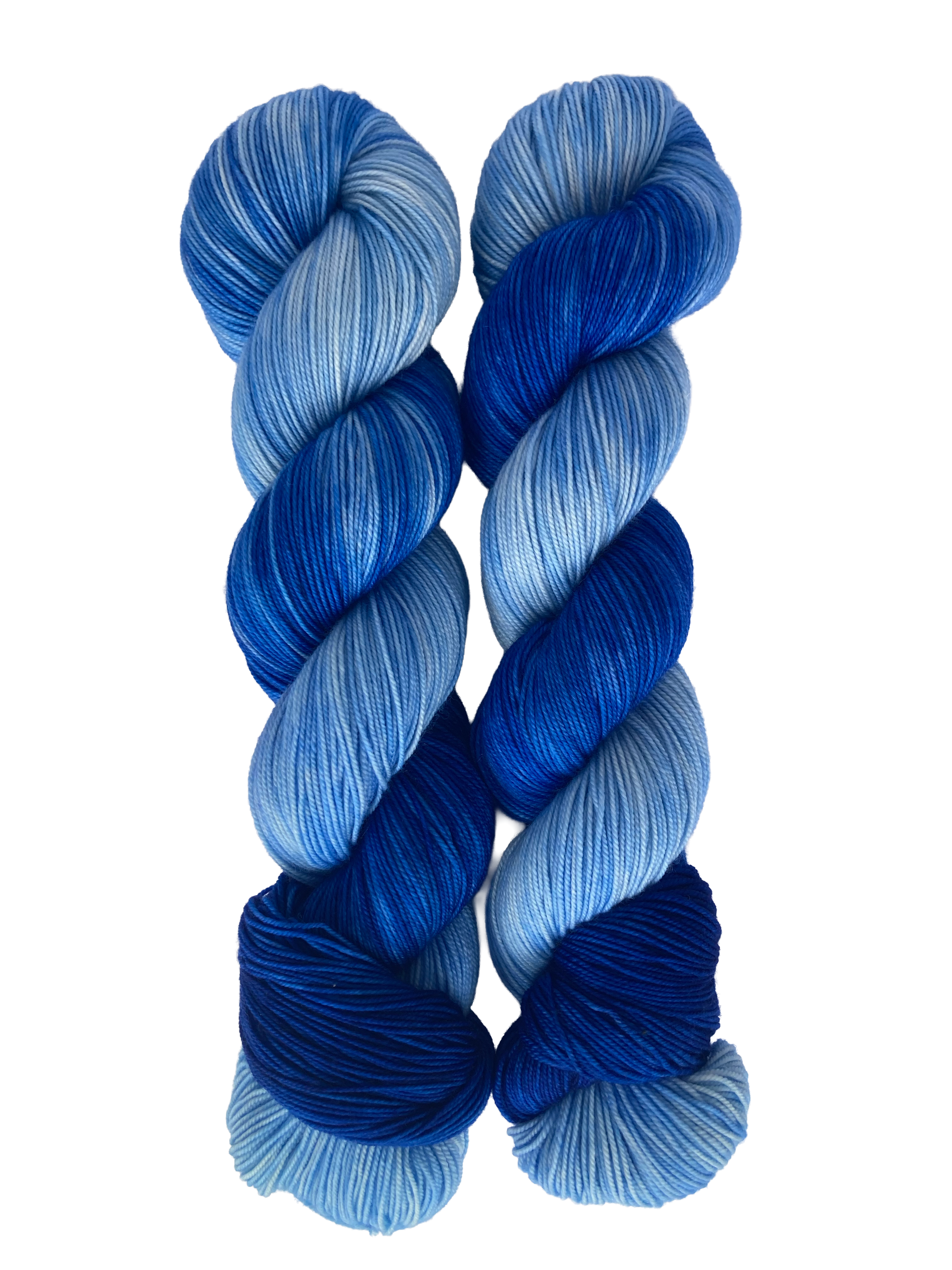 Deep Current | Hand-Dyed Fingering Weight Yarn | 100% Superwash Merino Wool