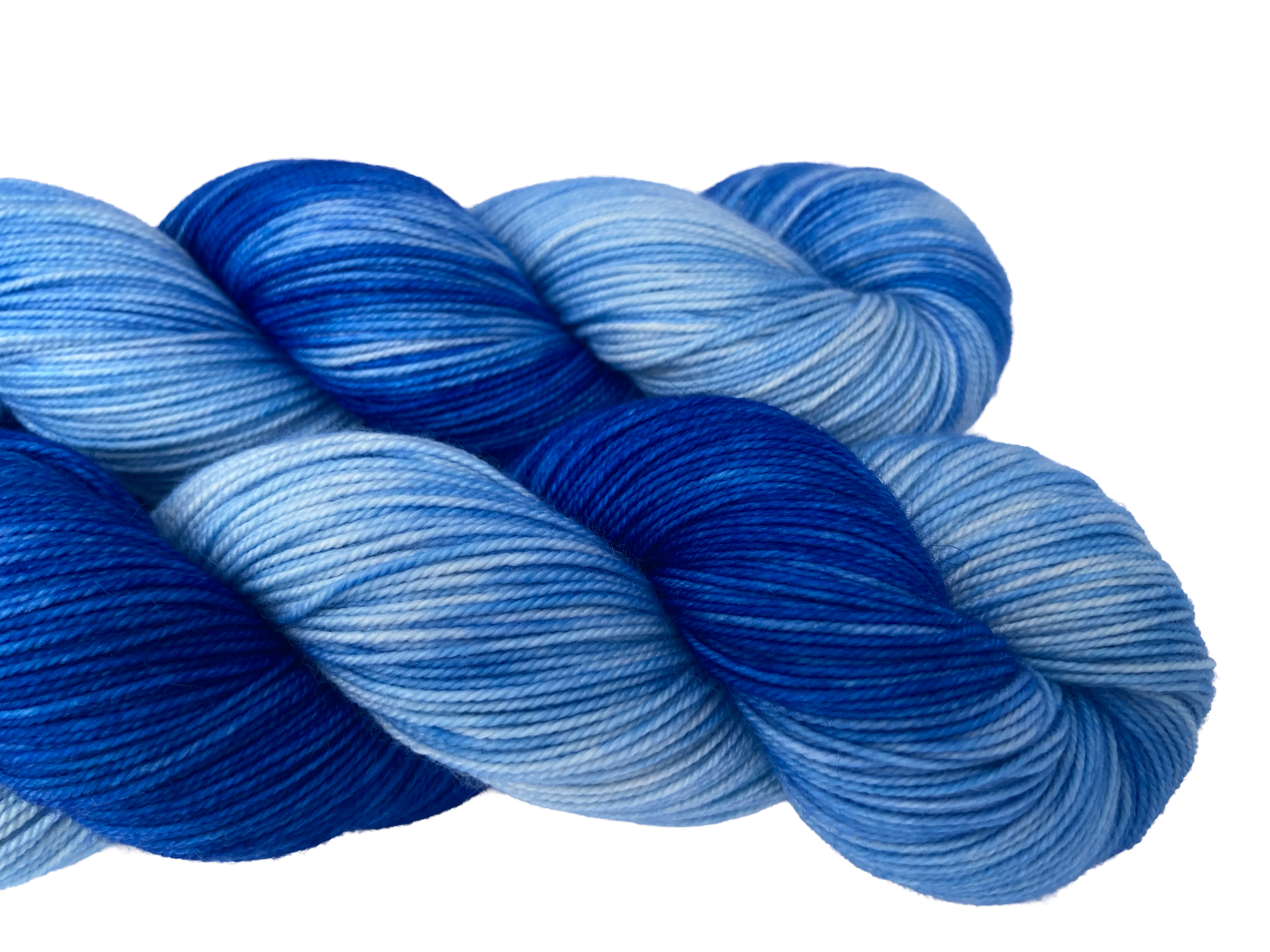Deep Current | Hand-Dyed Fingering Weight Yarn | 100% Superwash Merino Wool