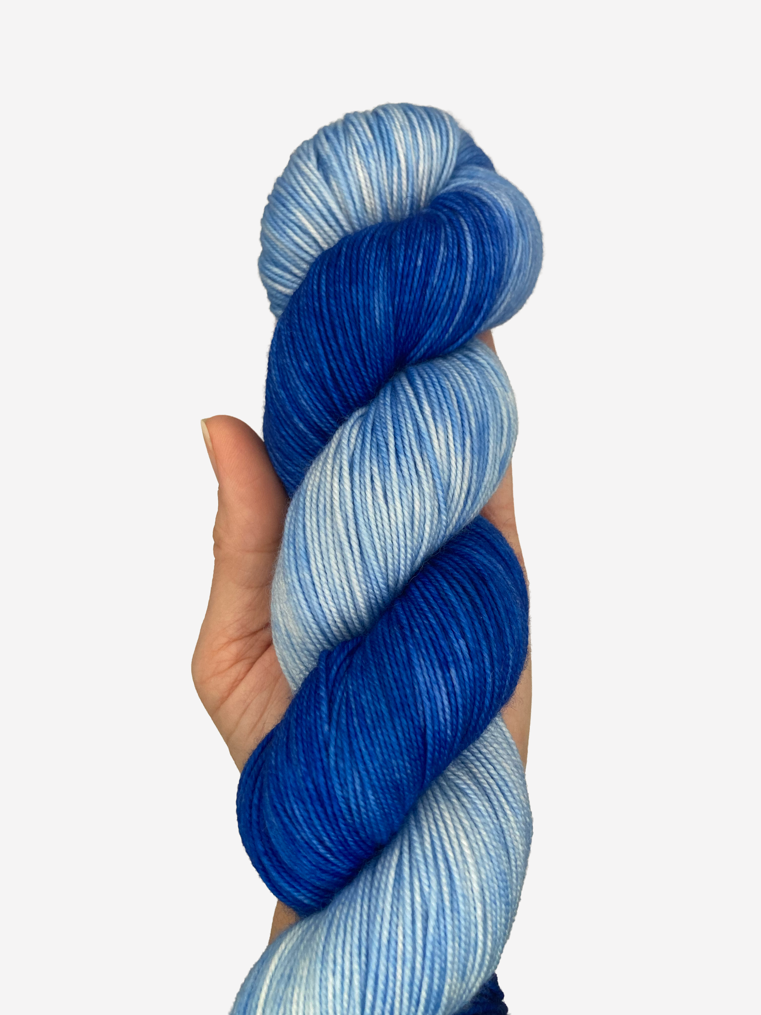 Deep Current | Hand-Dyed Fingering Weight Yarn | 100% Superwash Merino Wool