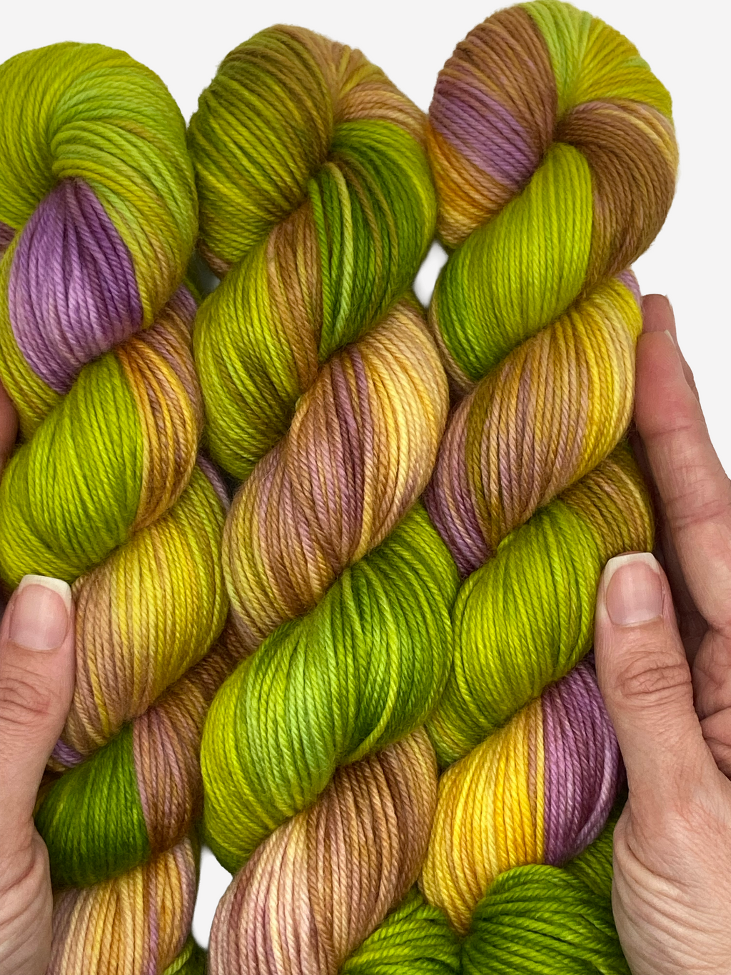 Golden Grove Hand-Dyed Yarn – Superwash Merino Wool | Fingering & DK Weight Yarn | Selah Wool Co.