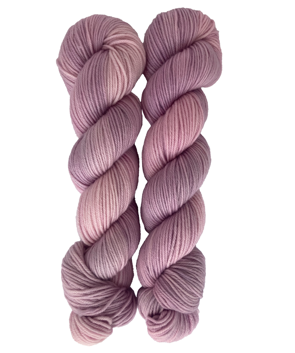 Rosewater | Hand-Dyed DK Weight Yarn | 100% Superwash Merino Wool