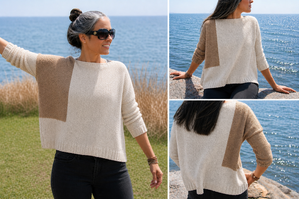 Spark Sweater- Knitting Pattern, PDF Digital Download