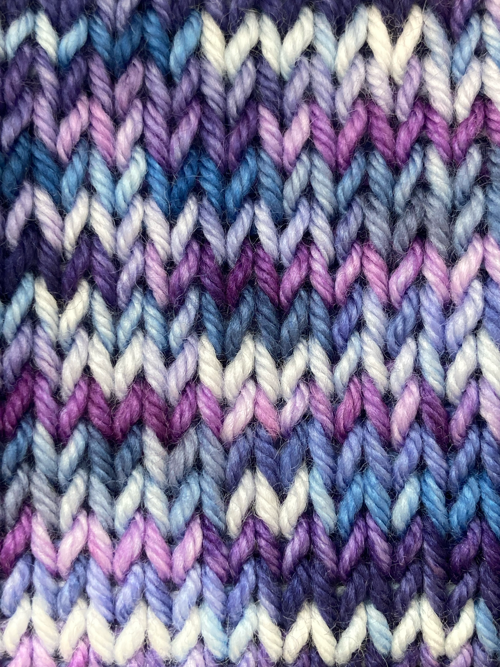 Violet Sky Hand-Dyed Yarn – Superwash Merino Wool | Fingering & DK Weight | Selah Wool Co.