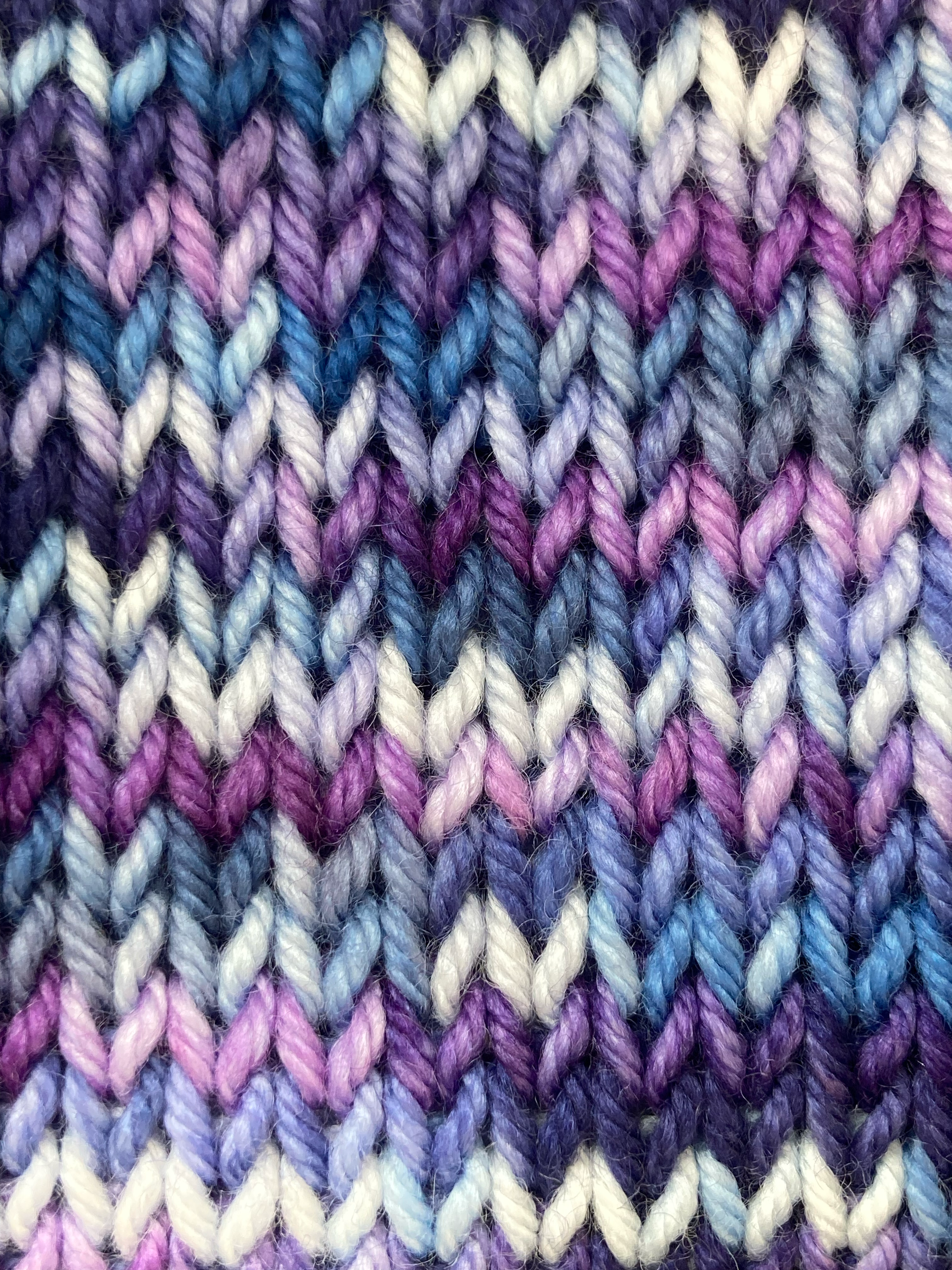 Violet Sky Hand-Dyed Yarn – Superwash Merino Wool | Fingering & DK Weight | Selah Wool Co.